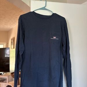 Vineyard Vines Women’s Dark Blue Long Sleeve Tee